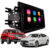 Central Multimídia 7 Polegadas MP5/BT Carplay Android + Moldura Preta Fusion Edge Mustang – Expex