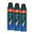 Kit 3 Desodorantes Antitranspirante Aerosol Rexona Men Active Dry 72 horas 250ml