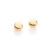 Brinco Rommanel Duas Esferas 4mm Folheado Ouro 520246