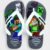 Chinelo Infantil Havaianas Kids Minecraft – Cinza e Branco