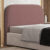 Cabeceira Cama Box King 195cm Orgânica Lanna W01 Suede Rosê – Lyam Decor