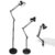 Luminária de Chão Articulada Abajur Regulável Artiko Pixie+ Com Base E Garra
