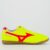 Chuteira Mizuno Morelia Club IN Futsal Amarela e Vermelha