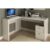 Mesa Canto p/Escritório ME4129 c/ 2 Gavetas Branco – Tecno Mobili