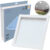 Painel Led Recuado 24w Quadrado 2700k Comfort Branco Quente 26cm 110V/220V Bivolt Branco Fosco Cód: 908110379 – Deluxe