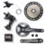 Kit Relação 12v GTS 1×12 1×11 C/ Alavanca e Corrente + Cassete 11×50 + Pedivela 34D Ponta Quadrada