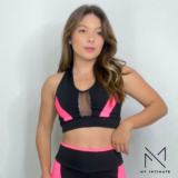 Top Fitness Power com Renda Arrastão