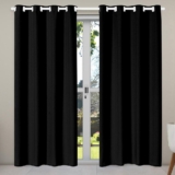 Cortina Isa Varão Tecido Oxford 4,00M X 2,50M – Preto