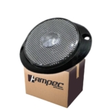 Lanterna Lateral LED Para Carreta Caminhão Trailer Reboque Com Suporte Frontal Cristal P 65mm
