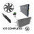 Kit Completo Radiador Condensador E Ventoinha Vw