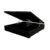 Cama Box Baú Queen Bipartido Homequeen Corino Preto 41x158x198