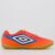 Chuteira Umbro Cannon Futsal Juvenil Coral