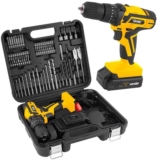 Parafusadeira e furadeira com Impacto à Bateria 12V Bivolt com Jogo 74 Peças e Maleta PFV 074 VONDER