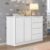 Cômoda Infantil 2 Portas e 4 Gavetas Pérola Branco – Phoenix