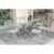 Sala de Jantar Completa Volga c/ Tampo Vidro 150cm + 6 Cadeiras Portugal Cromado/Courano Branco – Kappesberg