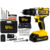 Parafusadeira E Furadeira De Impacto Tb-21pw 21v 3/8 The Black Tools Com Jogo De Soquetes 40 Peças