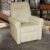 Poltrona Reclinável Clio MX24 Bege Corino Conforto Ergonômico para Sala 90cm×100cm×110cm