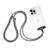 Cordão Para Smartphone i2GO Nylon Premium Preto e Branco