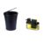 Kit Lixeira Top 5 Litros + Dispenser com Suporte de Bucha 9062 – Arthi