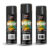 Kit 3 Un Tinta Spray Grafite Brilhante Uso Geral  340 Ml