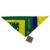 Bandana Copa Brasil Fabrica Pet Tamanho G