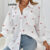 (Trendy) Lovito Blusa Casual Com Estampa Em Formato De Coração Para Mulheres LNL72073