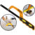 Mini Arco De Serra Manual Profissional Para Madeira Metal Aço Inox 10 Polegadas