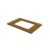 Tampo p/ Balcão Cozinha  Gabinete Cooktop Requinte 80x53cm Nature – Henn