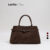 (Lovito Refine) Elegante Pasta Simples Vintage Capacidade Pequena Bolsa de Ombro para Mulheres LFA50543