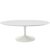 Mesa de Jantar Saarinen Oval 180×100 cm Laqueada Branco