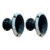 2 CORNETAS BOCAL DE ALUMINIO MODELO 1450 C/FLANGE CORES SOM AUTOMOTIVO