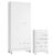 Cômoda Gaveteiro E Guarda Roupa 3 Portas Ternura Baby Branco Flex – Incorplac