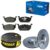 Kit Disco Freio Ventilado + Jogo Pastilha Freio NIVUS TSI POLO TSI T-CROSS TSI – FREMAX / COBREQ