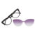 Armação Para Óculos de Grau Feminino Chilli Beans Multi Cat Preto