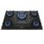 Fogão Cooktop 5 Bocas Gás Itamaster Itatiaia 127/220v Tripla Chama Trempe Ferro Aço e Mesa de Vidro
