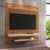 Painel Leme TV Até 60 Polegadas Pintura Ripado Bechara Off White Com Natural