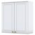 Armário Aéreo Cozinha Nova York 2 Portas 2 Prateleiras Branco Hp – Henn
