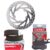 Kit Disco de Freio Dianteiro Fazer 250 2005-2015 + Pastilhas e Lonas Diafrag