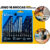 Jogo De Brocas 16 Peças P/ Madeira Metal Concreto Kit Completo 4mm a 10mm C/ Estojo Bramix