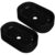 Kit 02 Cubas de Apoio Oval Para Banheiro Lavabo Laila C01 O42W Preto – Lyam