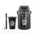 Kit Tereré Garrafa Preta Térmica 2.5l Bomba Chacal Preta Copo Preto 280ml