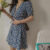 (Trendy) Lovito Casual Vestido Envelope Floral para Mulheres L80ED279