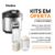 [Venda em conjunto] Gaabor 1L Rice Cooker RC20M + Espremedor de frutas portátil USB de bolso 350 ml + 280 ml FP03T