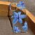 Azul Lírio Flores Padrão Caso De Telefone Para iPhone 16E 15 12 13 14 11 Pro Max XR XS 7 8 Plus Claro Capa Macia