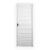 Porta de Aço MGM RQ60MM Laminada Esquerda 215x85cm Branco