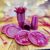 Kit Festa 50 PESSOAS DESCARTAVEIS ROSA PEROLADO GARFO + PRATO + COPO