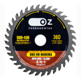 Disco Serra Circular Lamina 4.3/8 Pol 36 Dentes P/madeira