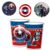 8 COPO PAPEL FESTA  CAPITAO AMERICA 180ML REGINA