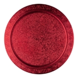 Base para Bolo Cake Board Redondo – Vermelho Metalizado – 28cm – 1 unidade – Regina – Rizzo