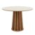Mesa de Jantar Redonda 4 Lugares Ripada 100% MDF
